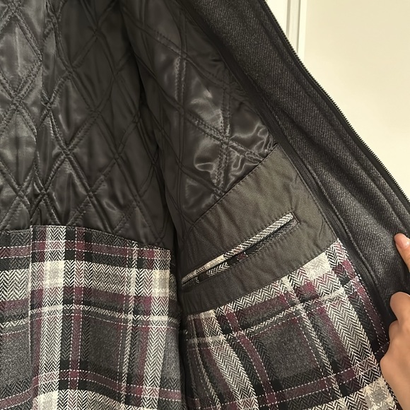 Men’s - Bugatti Car Coat - Large - Water Resistant Fabric - Black - Hardly worn - Picture 6 of 11